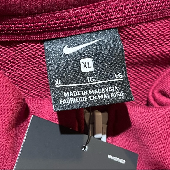 Florida State University Seminoles 1/4 Zip Fleece DJ8374-610 Athletic Active XL - Picture 4 of 6